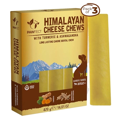 Pawfect Himalaya Yaki Ostben med Gurkmeja & Ashwagandha LARGE 3 x 140g